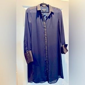 JCREW BLACK LABEL Colorblock Shirt Dress